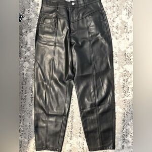 Zara faux leather pants